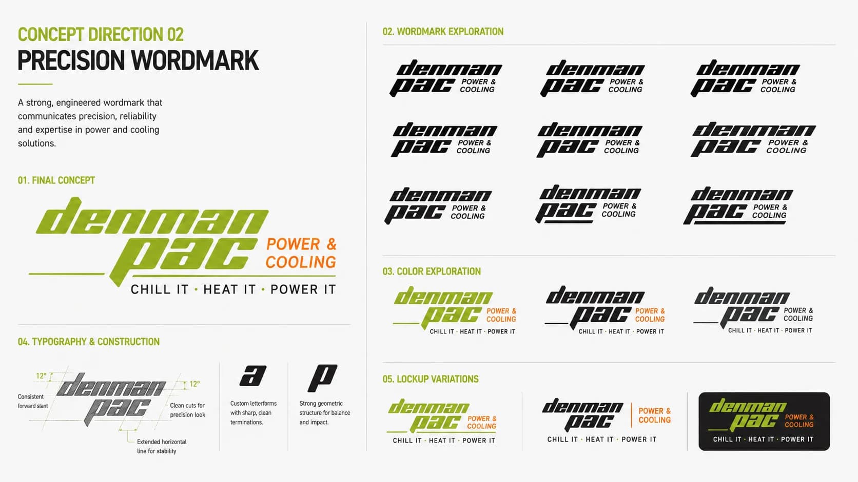 Concept Direction 02 — Precision Wordmark