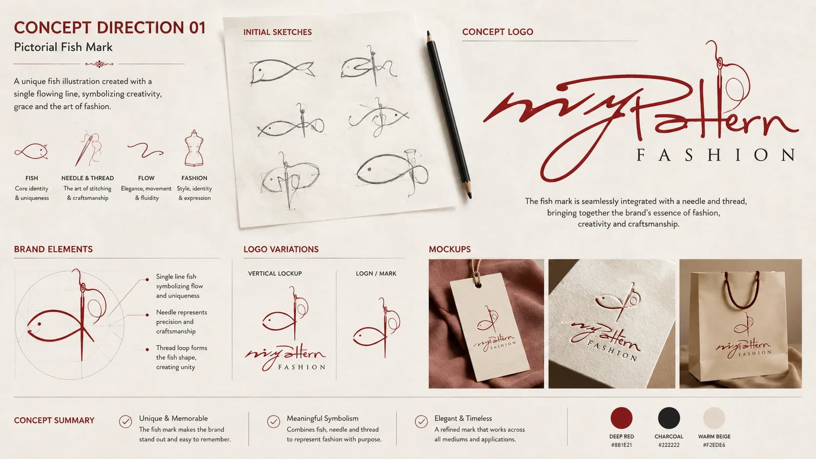 Concept Direction 01 — Pattern-Informed Mark