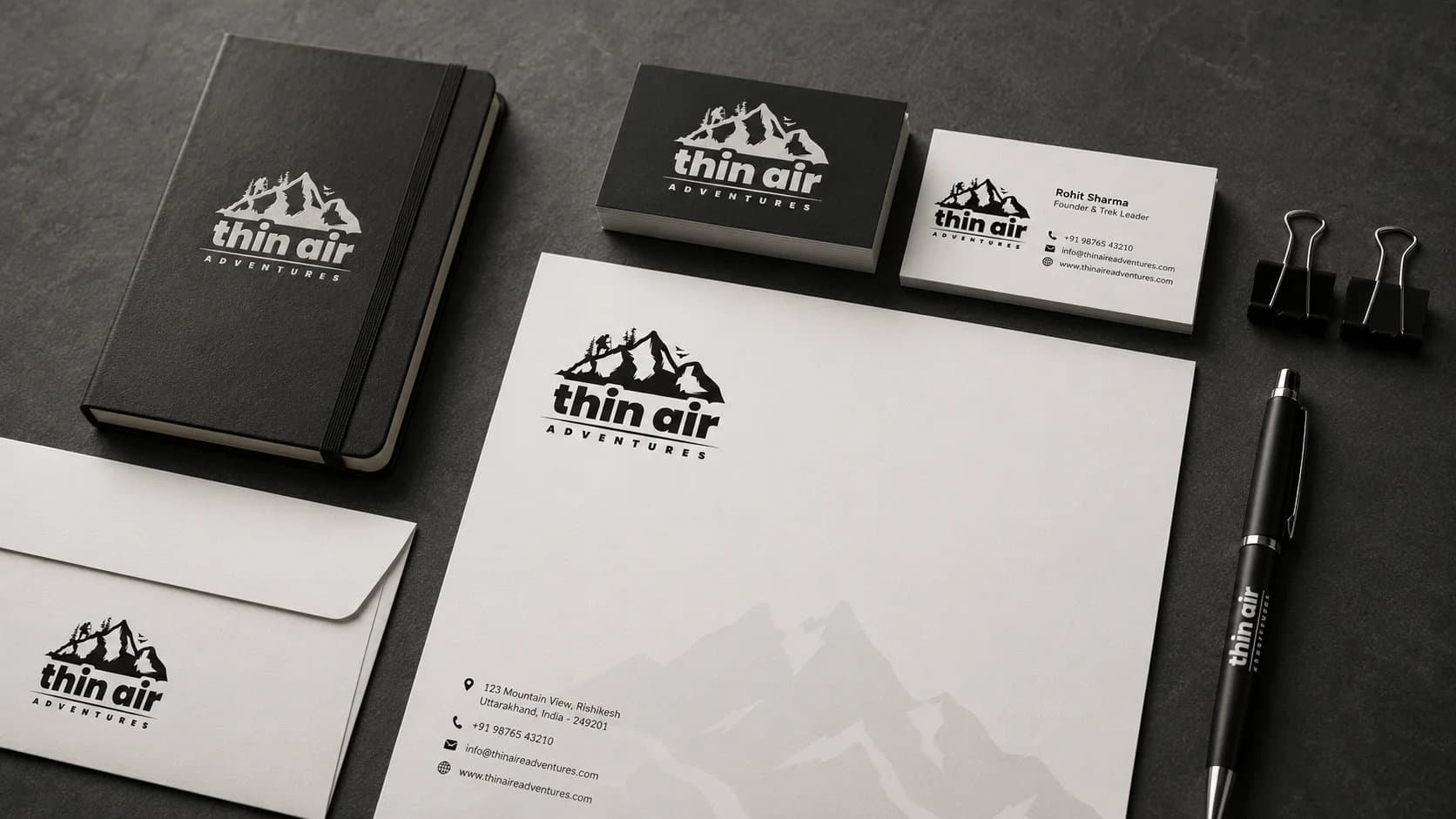 Business Stationery Mockup