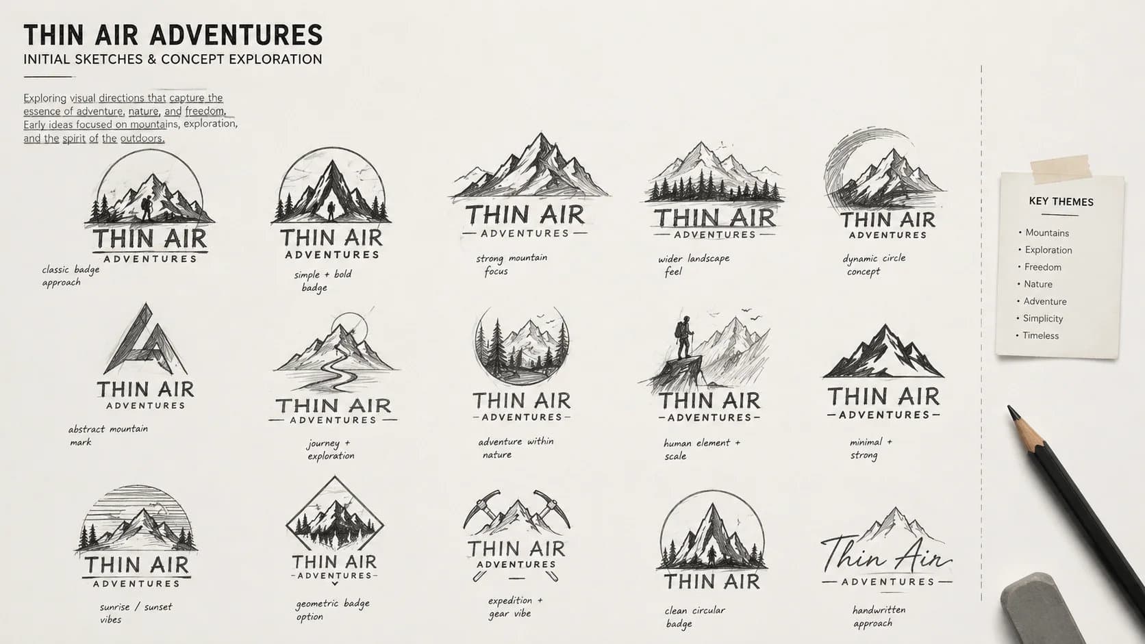 Initial Sketches & Concept Exploration